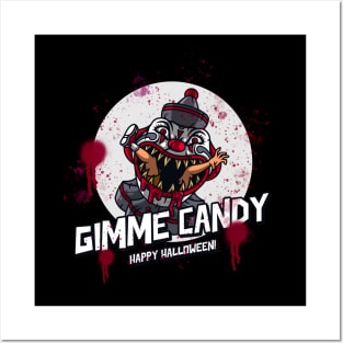 Gimme Candy Halloween Design Posters and Art